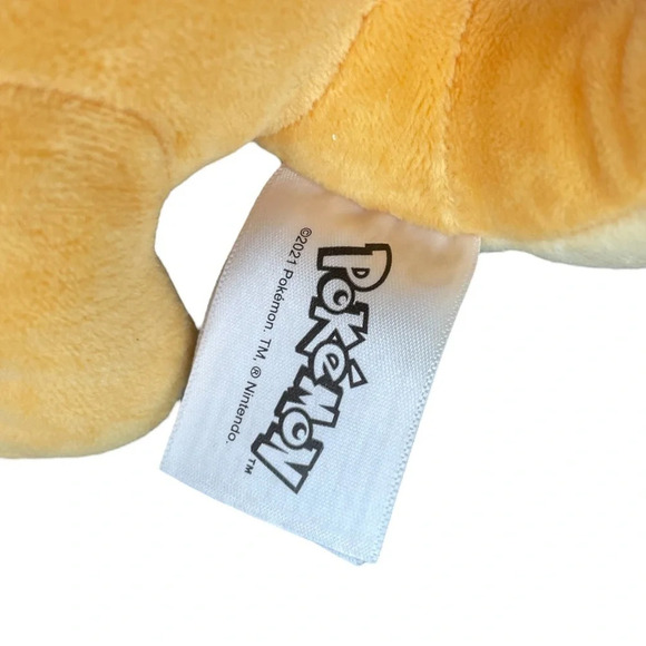 POKEMON SELECT Shiny Charmander Plush Stuffed Toy 2021 Nintendo 8” Orange Eyes - Picture 6 of 8